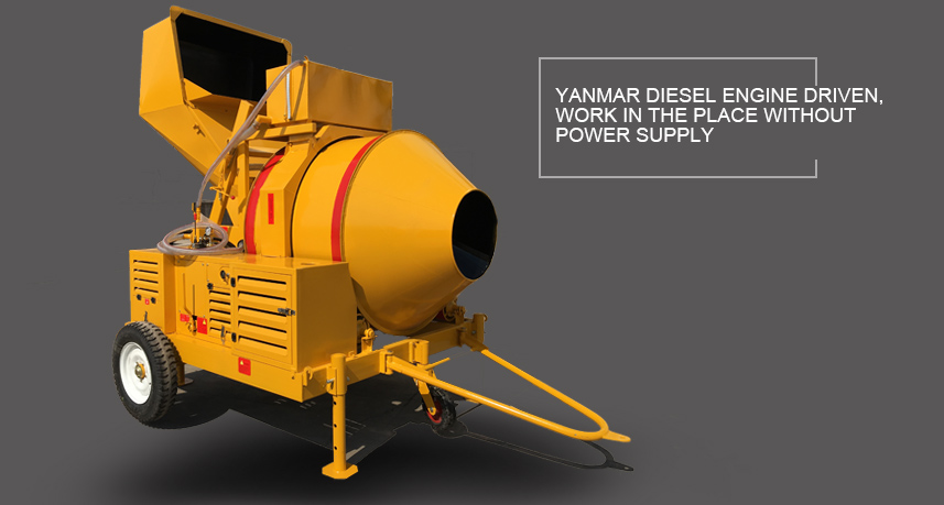 JZR Diesel Driven Concrete Mixer