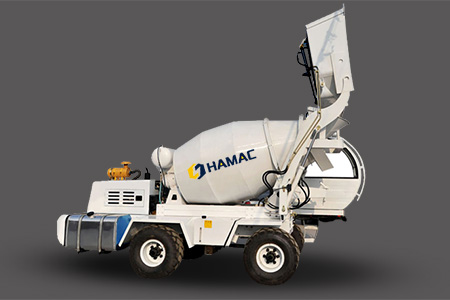 Self-loading Mobile Concrete Mixer